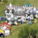 Illustration for article titled These Womb-Like Cathedrals of Color Are Made From Giant Balloons
